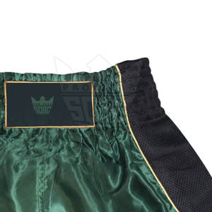 Shorts de Muay Thai à séchage rapide, respirants et légers, pour entraînement de MMA et de kick-boxing, avec logo personnalisé sur le devant, qualité supérieure pour hommes - Product Image 4