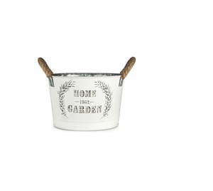 Idea creativa de maceta galvanizada para decorar patios, balcones o rincones de jardín con plantas vibrantes de temporada - Product Image 3