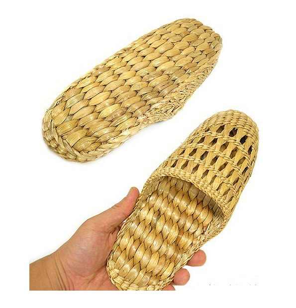 Hot Sale Summer Women's Shoes, Hotel Slippers Water Hyacinth Sandals Vietnam Manufacturer with Best Price