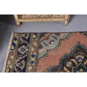 พรมตุรกีวินเทจ ขนาด 3x12.5 ฟุต (91x380 ซม.) ลายทางสีแดง - Product Image 5
