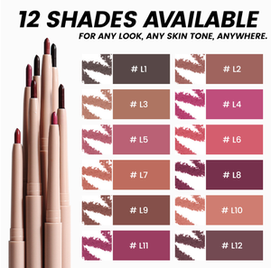 <span class=keywords><strong>Crayon</strong></span> à lèvres cosmétique végétalien pigmenté longue durée avec logo privé <span class=keywords><strong>crayon</strong></span> à lèvres rétractable mat de haute qualité - Product Image 3