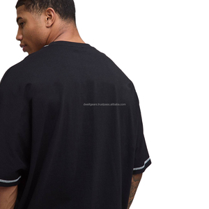T-shirt pour homme sur mesure, 100% coton, respirant, vêtements décontractés, impression numérique, logo OEM, vente en gros d'usine - Product Image 3