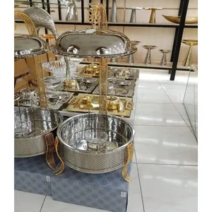 High Quality Food Serving Chaffing Dishes Food Buffet Display Warmer Chaffing Dishes Buffet Warmer For Wholesale Suppliers