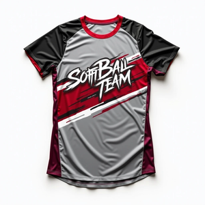 Camisetas deportivas sublimadas personalizadas para hombre, para fútbol, softbol, baloncesto, pesca, 100%, cuello redondo transpirable cómodo - Product Image 4