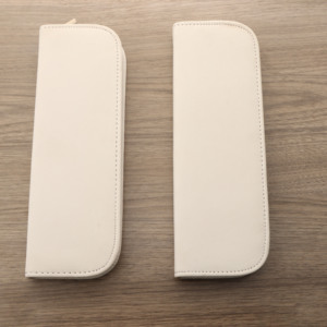 Bolsa de tijera de cuero plateado portátil, plegable, impermeable, ecológica, estuche de almacenamiento moderno para peluquero y herramientas de aseo para mascotas - Product Image 3