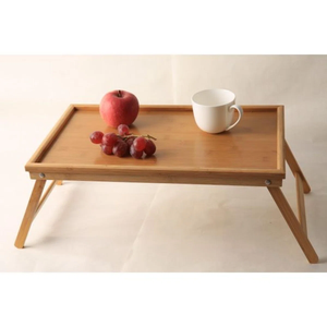 Élégant fournisseur de confiance de plateau de table basse ronde de ferme avec poignées en métal plateau circulaire en bois pour la décoration intérieure et le service - Product Image 4
