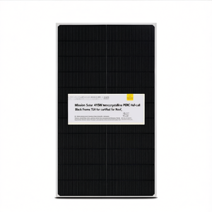 Panneau solaire monocristallin PERC demi-cellule Mission Solar 415W - Cadre noir certifié TUV pour toiture - Product Image 1
