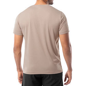 Camiseta de Hombre de Alta Calidad en Tejido de Poliéster/Algodón, Color Sólido, Gruesa, Transpirable, Antibolitas, de Secado Rápido, Personalizable OEM Plus - Product Image 3
