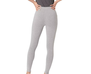 <b>Women</b> Elastic Waist Yoga <b>Leggings</b> Heather Grey <b>Leggings</b> Soft Stretch Gym Fitness Yoga Workout Tights Custom Logo - Product Image 2