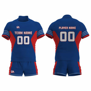 Uniformes de rugby para hombre de primera calidad de tendencia superior, uniforme de fútbol de buena venta ajustado de fábrica con impresión de logotipo personalizado - Product Image 5