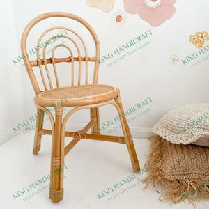 Silla de ratán natural para niños 100% hecha a mano con materiales ecológicos para cocina, dormitorio, bebés y niños en Vietnam, venta al por mayor - Product Image 1
