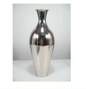 Design Antique Moderne Martelé Pot De Fleur Couleur Noire Chambre À Coucher Décoration Meilleure Qualité Designer Vase De Fleurs - Product Image 6