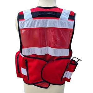 Gilet de sécurité pour guide canin en tissu Cordura et Air Mesh, classe 2 ANSI, haute visibilité, personnalisé, résistant à l'abrasion, vêtements de sécurité réfléchissants - Product Image 6