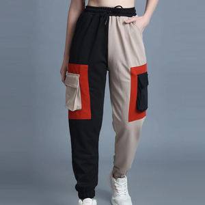 Último diseño personalizado Hip Hop Streetwear Joggers mujeres 100% algodón polar pantalones de chándal transpirable y hecho de algodón - Product Image 2