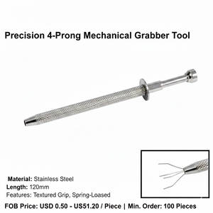 Outil professionnel de perçage corporel manuel en acier inoxydable pour oreilles et nez - Product Image 3
