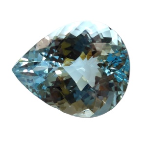 Quilates, aguamarina certificada Natural, piedras preciosas sueltas, corte de pera azul profundo, calidad fina, joyería al por mayor, piedras preciosas de Aguamarina - Product Image 3