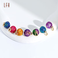 Mignon pendentif champignon en alliage d'émail AU750 pour femmes bébé cadeau bijoux en or pur bijoux en or 18k réel au750 or 18k réel