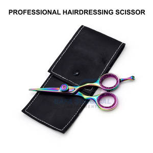 Tijeras de Peluquería de Acero Inoxidable con Hoja Recta y Borde Afilado para Diestros, Herramientas de Corte de Pelo para un Uso Cómodo - Product Image 3