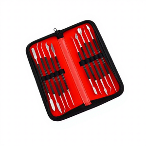 High Quality Professional 10-Piece Stainless Steel Manual Dental <b>Kit</b> Tools <b>Plaque</b> <b>Remover</b> & Tartar Care Oral Care <b>Kit</b> - Product Image 6