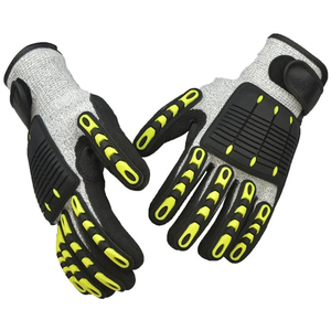 Gants anti-vibrations de bonne qualité en spandex laminé, résistants aux chocs, à forte adhérence et confortables - Product Image 6