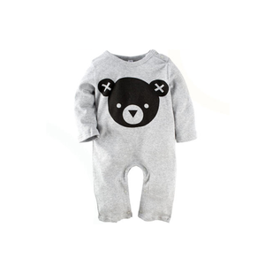 Nueva llegada niño pequeño mameluco suave algodón cremallera Mono para bebés Venta caliente traje cómodo - Product Image 5