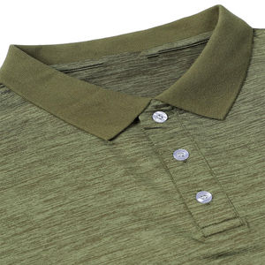 Propre marque sport 4 voies Stretch séchage rapide rapide Golf polos imprimer Logo motif nouveau à manches courtes hommes tricoté tissu décontracté - Product Image 6