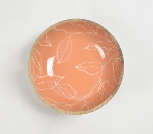 ชามไม้ลูกพีชเคลือบแบบพรีเมียมทำด้วยมือแบบแฮนด์เมด - Product Image 3