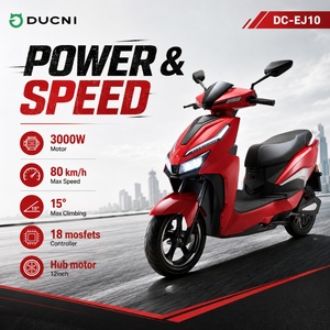 Scooter électrique DUCNI 72V 2000W 3000W avec moteur de moyeu de 12 pouces, moto électrique pour la mobilité urbaine - Product Image 3