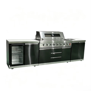 Cocina Exterior en Forma de <span class=keywords><strong>L</strong></span>, Cocina Exterior Modular para Contenedores de Envío, Cocina Exterior para Barbacoa - Product Image 2