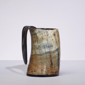 Tazas de Cuerno de Búfalo Hechas a Mano por Artesanos Reales de la Mejor Calidad y Jarra Vikinga Impermeable con Logotipo Grabado Personalizado, India - Product Image 1