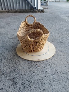 Sustainable 54 oz Natural Water Hyacinth Oval Fishbone Basket for Convenient Drink/Food/Fruit <b>Storage</b> Natural <b>Storage</b> <b>Boxes</b> <b>Bins</b> - Product Image 5