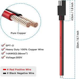 Arnés de cables XH Fabricante Extensión personalizada de 2 pines Línea de conexión solar Arnés de cables impermeable - Product Image 2