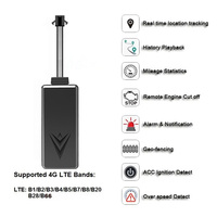 جهاز تتبع GPS بتقنية 4G لتتبع المركبات في الوقت الفعلي مع إمكانية إيقاف المحرك عن بعد، جهاز تحديد مواقع GPS للسيارات والدراجات النارية