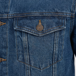 Veste en jean pour homme personnalisée, veste en jean décontractée unie, vente chaude, veste en jean élégante pour homme, style urbain pour adultes - Product Image 4