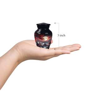 Sakura Night Urns <b>for</b> Cremation <b>Ashes</b> Modern <b>for</b> Human <b>Ashes</b> <b>Keepsake</b> Decorative <b>for</b> Infant Urns Cherry - Product Image 6