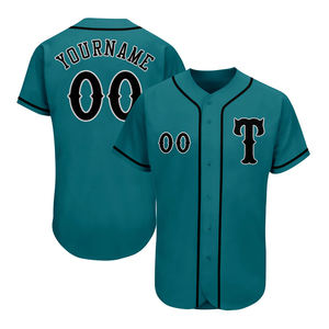 Sublimación personalizada uniformes béisbol Jersey ropa de entrenamiento Color verde universidad béisbol camisas flexibles verano desgaste camisas - Product Image 1
