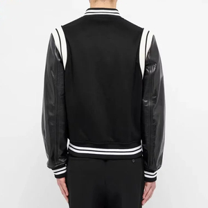 Wholesale Fashion Custom Embroidery Versity Leatherman Varisty <b>Baseball</b> Letter <b>Man</b> Varsity <b>Jackets</b> High Quality <b>Jacket</b> - Product Image 3