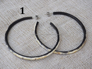 WONDER OVERSEAS Pendiente de cuerno de búfalo ecológico de alta calidad, Base de moda Huggie Hook Shape, gran oferta, pendientes de aro de moda - Product Image 2