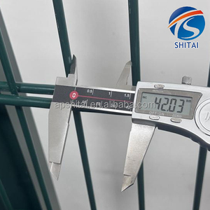 Chất lượng cao Hàn đôi thanh Mat hàng rào thiết kế mới đôi dây hàng rào ngang đôi dây 868 hàng rào với dải riêng tư để bán - Product Image 4