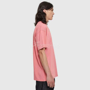 T-shirt surdimensionné personnalisable pour hommes 100% coton épais 300gsm haute qualité Dtg sérigraphie unie DTG tissu tricoté - Product Image 2