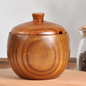 Azucarero de madera de diseño premium para uso en la cocina y decoración de la mesa de comedor por Barkah Star - Product Image 6