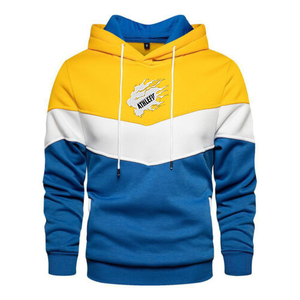 Pull-over à logo personnalisé Sweats à capuche en éponge française Sweats à capuche pour hommes en tricot respirant avec impression numérique Vêtements d'hiver à impression bouffante - Product Image 1