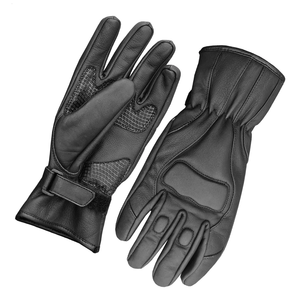 Women Motorbike Padded Protection Cruiser riding leather gloves Motorcycle Auto Racing Wear Black Leather Gloves For Men - Product Image 4