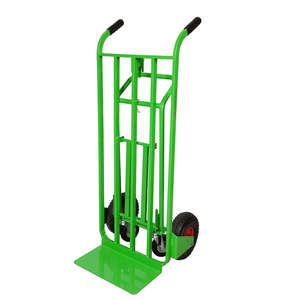 OEM Customizable Plastic Hand <b>Trolley</b> Foldable Two Pneumatic <b>Wheels</b> Enclosed Frame Platform for <b>Tool</b> Storage Warehouse 200kg - Product Image 1