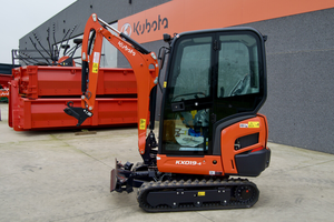 Mini-excavatrice Kubota KX019-4 haute performance, 1,8 tonne, mini-excavatrice d'origine, chenilles en caoutchouc, diesel, aménagement paysager, ferme, jardin - Product Image 6