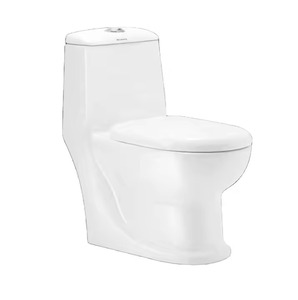 Vente en gros bon marché d'articles sanitaires modernes pour hôtel placard à eau salle de bain WC ensemble de toilettes Piège en P en céramique prix des toilettes à Dubaï - Product Image 6