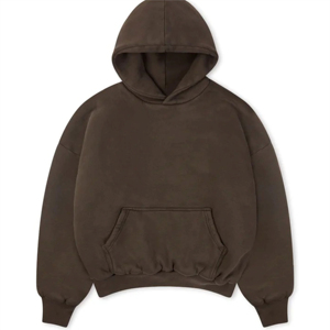 2024 High Quality 100% Cotton French Terry Drop Shoulders Oversized Pullover <b>Hoodies</b> <b>Plain</b> Custom <b>Hoodies</b> From Pakistan - Product Image 3