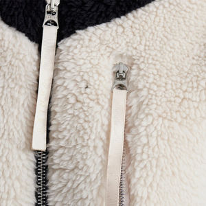 2024 New Arrival High Quality <b>Lightweight</b> Breathable Sherpa <b>Jacket</b> for <b>Women</b> Drop Shoulder Design Comfortable and Stylish - Product Image 4