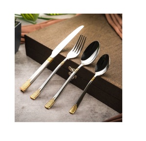 Ensemble de couverts cuillère couteau et fourchette en acier inoxydable de haute qualité pour hôtel et restaurant à prix abordable - Product Image 3