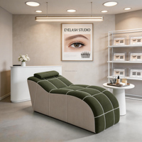 Lit de beauté moderne sans assemblage, lit d'esthéticienne profilé pour salon, mobilier de spa